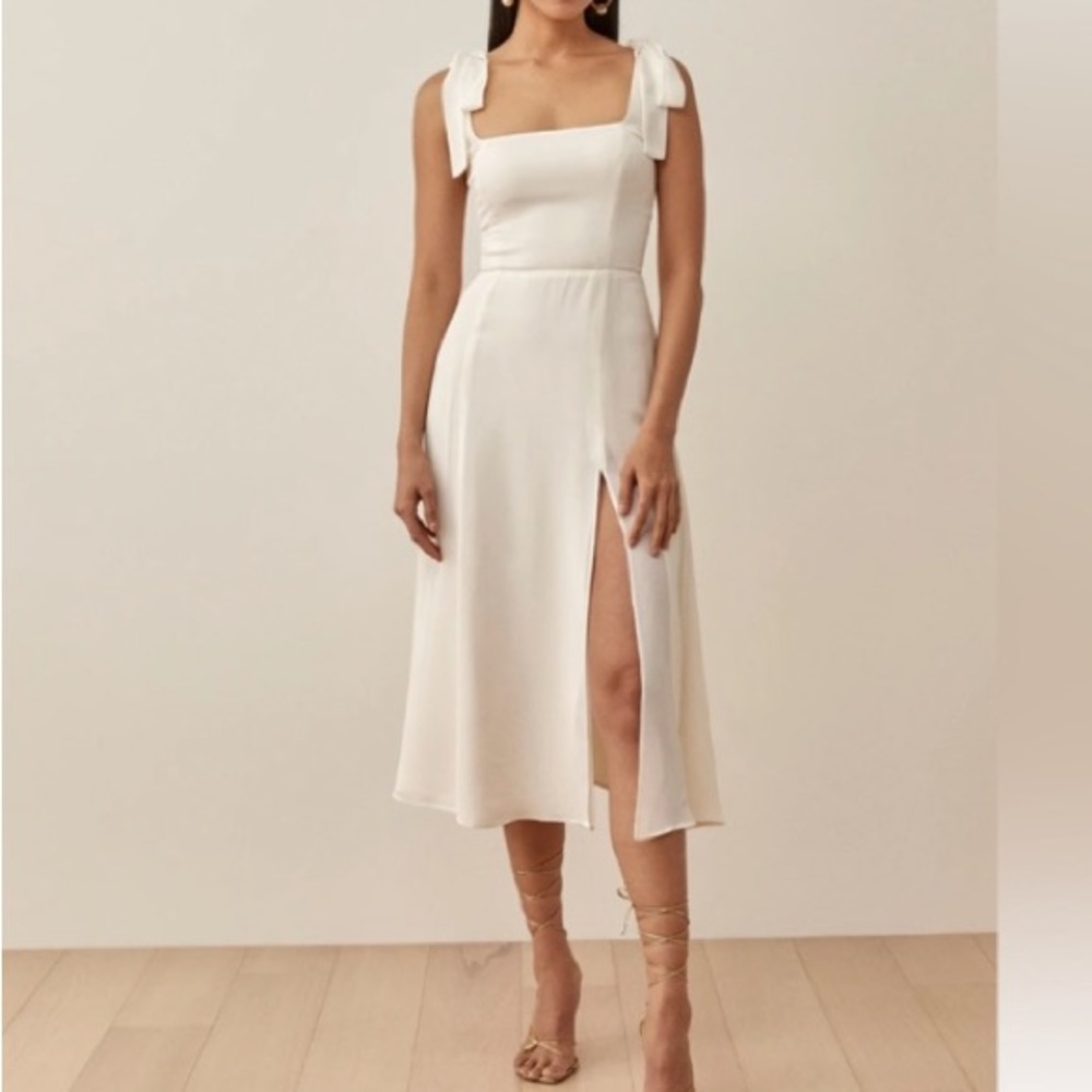Reformation Twilight Dress - ivory
